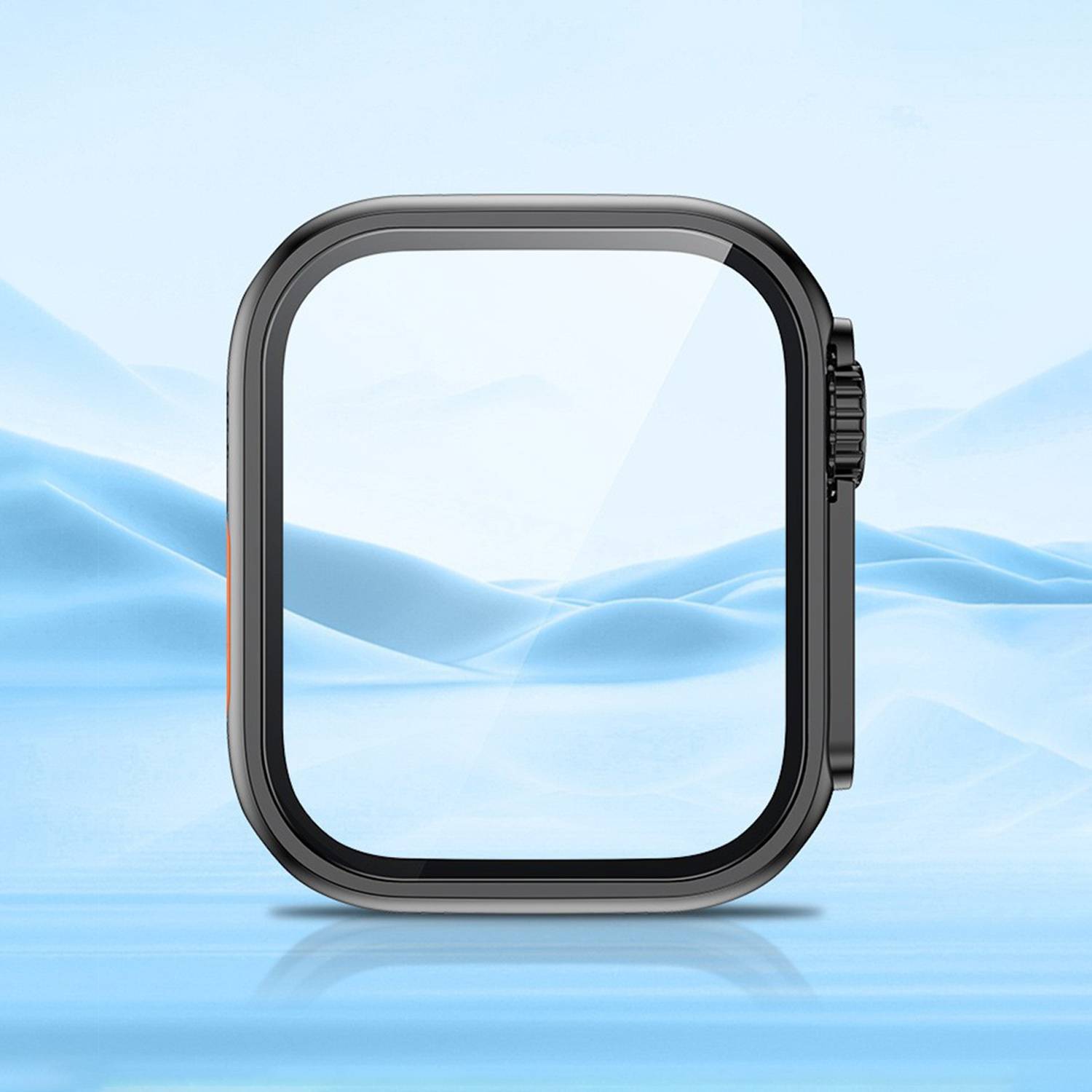 Apple Watch 45 mm Hartschale mit gehärteter Folie Black