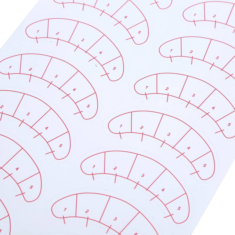 Under Eye Pads Sticker Patches für Wimpernverlängerung 140 Stück White