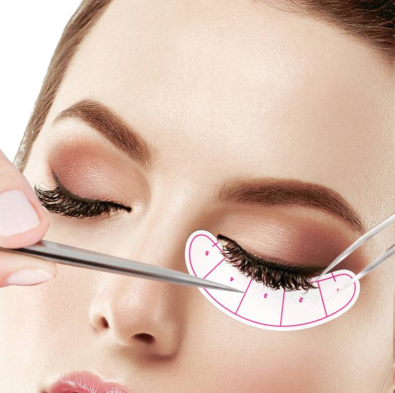 Under Eye Pads Sticker Patches für Wimpernverlängerung 140 Stück White