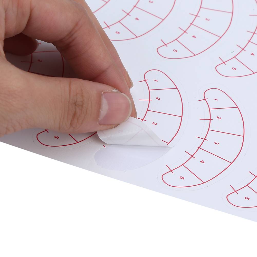 Under Eye Pads Sticker Patches für Wimpernverlängerung 140 Stück White