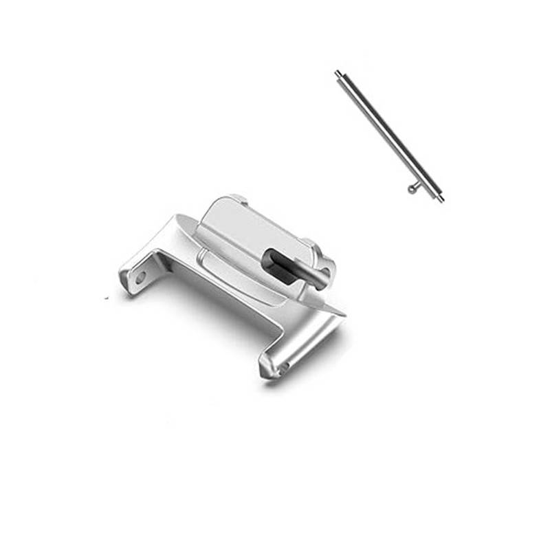 Uhrenhalterung und Stift aus Edelstahl für Fitbit Inspire 3 Silver