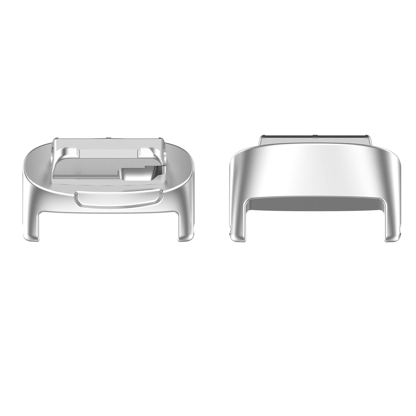 Uhrenhalterung und Stift aus Edelstahl für Fitbit Inspire 3 Silver