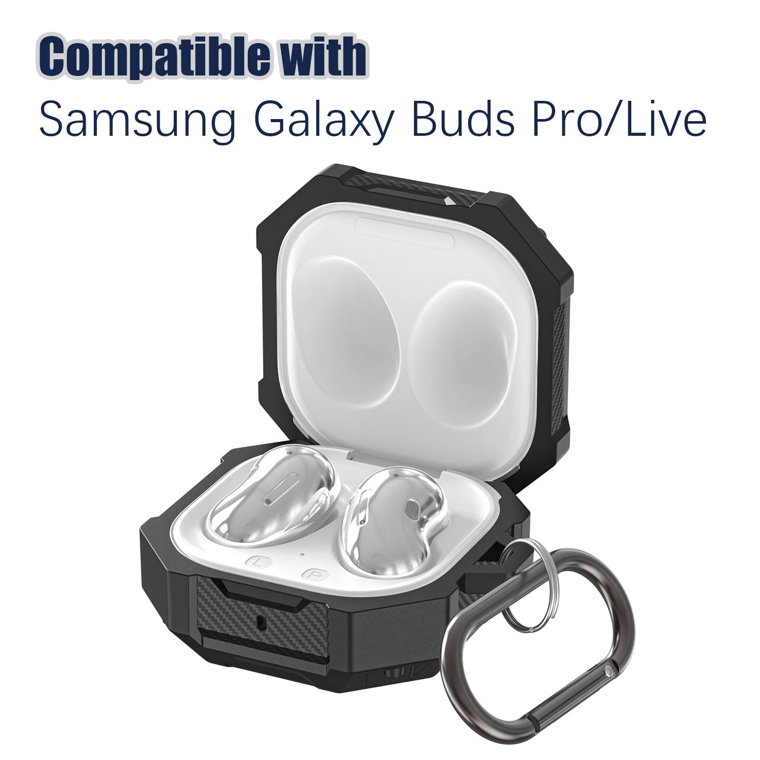 Schutzhülle für Samsung Galaxy Buds Pro / Live Black