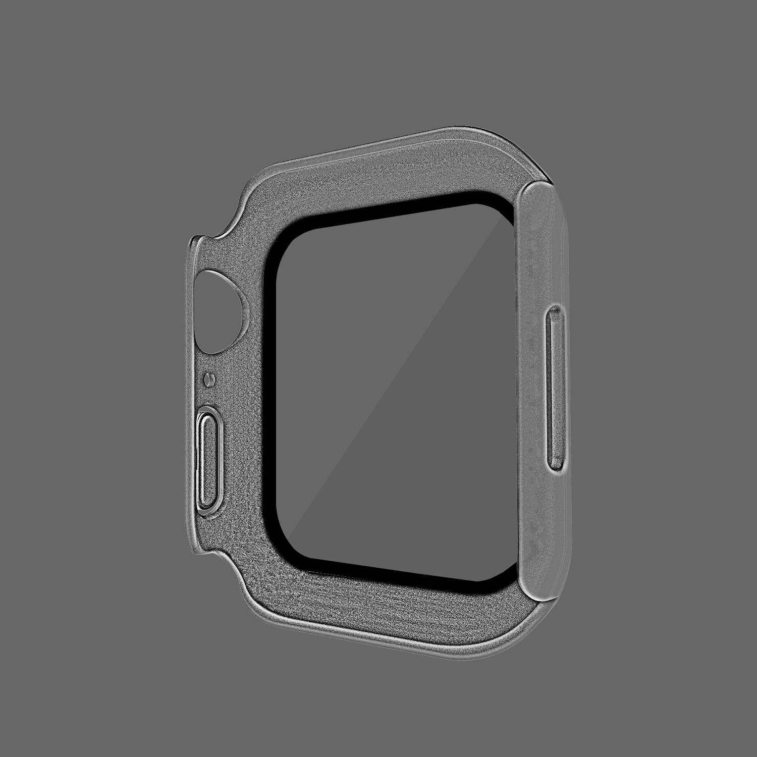 Smartwatch-Gehäuse mit Displayschutzfolie Transparent 45 mm