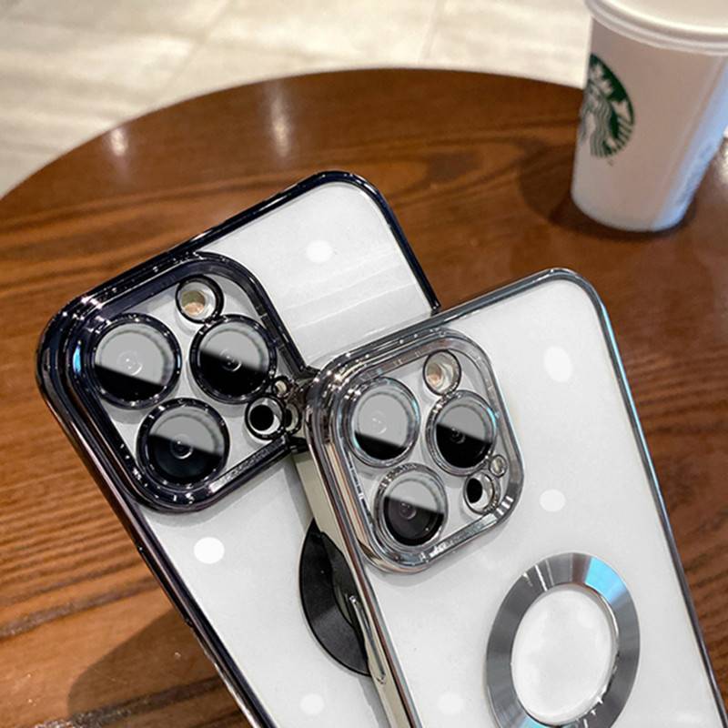 Handyhülle mit Kameraobjektivabdeckung Silver iPhone 14