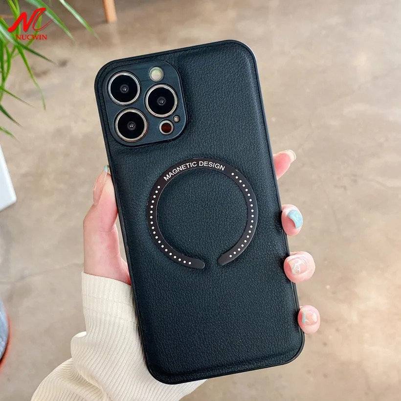 Mobile Hülle mit MagSafe für kabelloses Laden Black iPhone 13 Pro Max