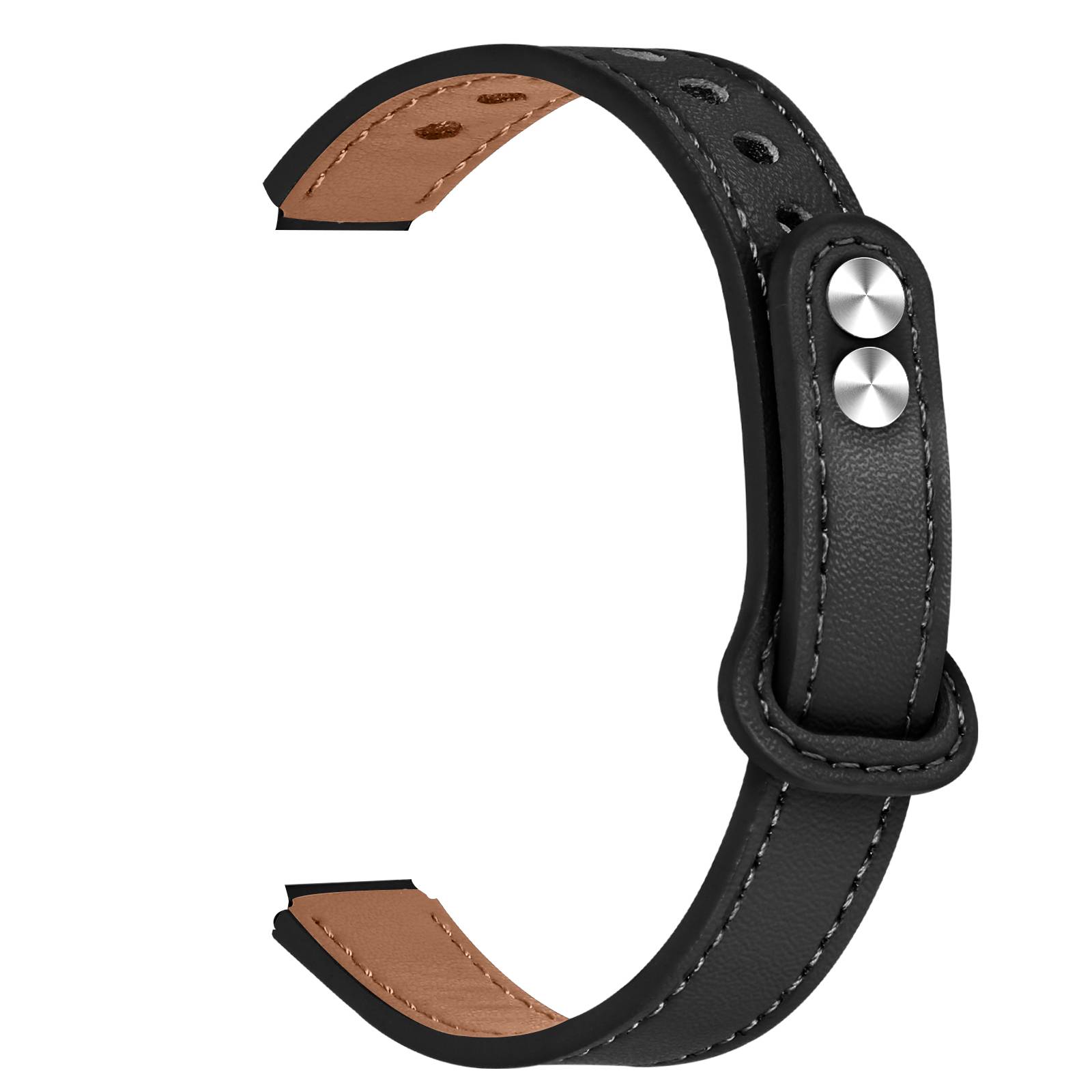 Armband aus echtem Leder Black