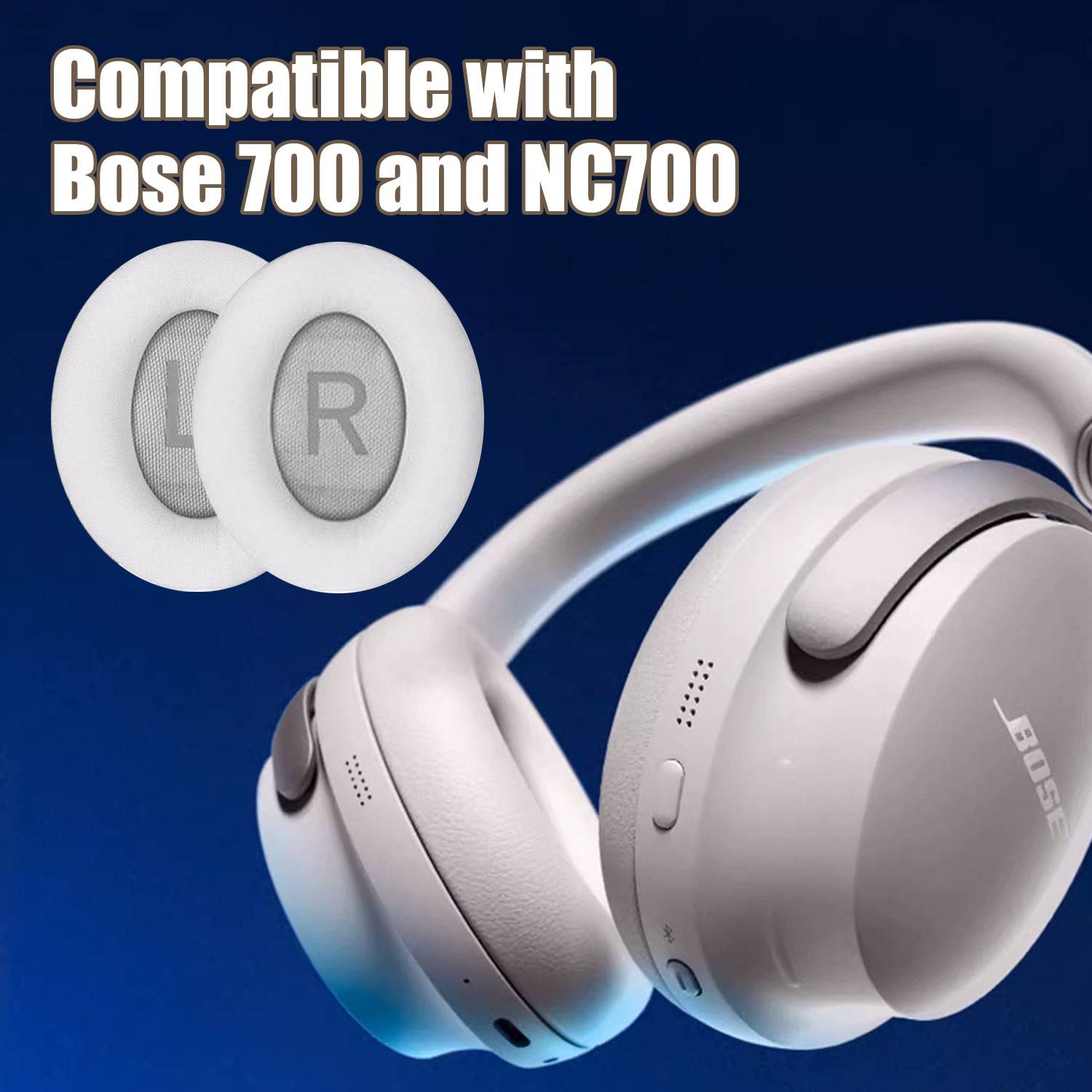 Ohrpolster für Bose NC700 1 Paar White
