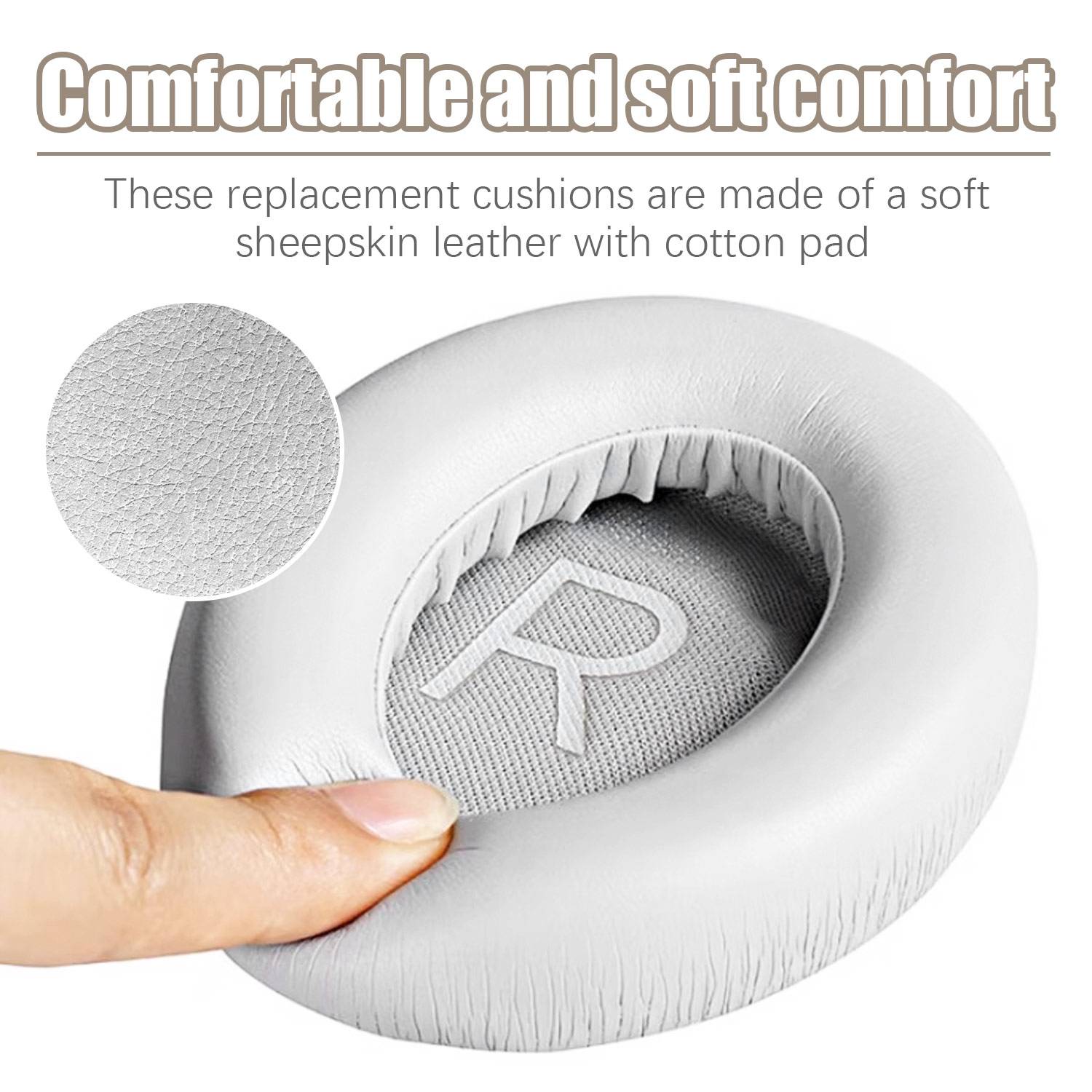 Ohrpolster für Bose NC700 1 Paar White