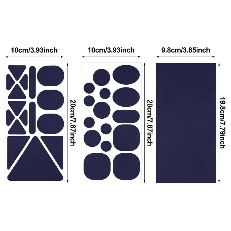 Selbstklebende wasserfeste Reparaturflicken Blue