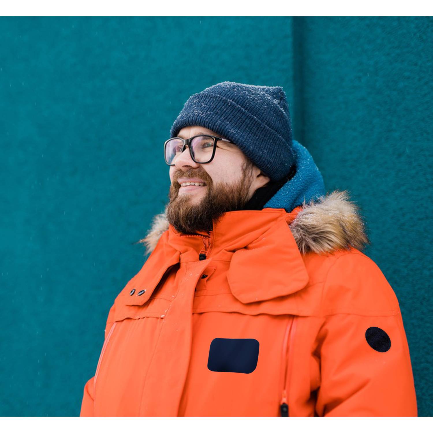 Selbstklebende wasserfeste Reparaturflicken Blue