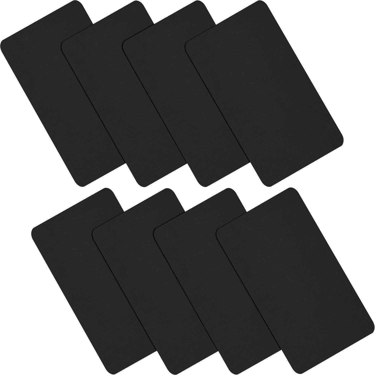 8 wasserfeste, selbstklebende Reparaturflicken Black