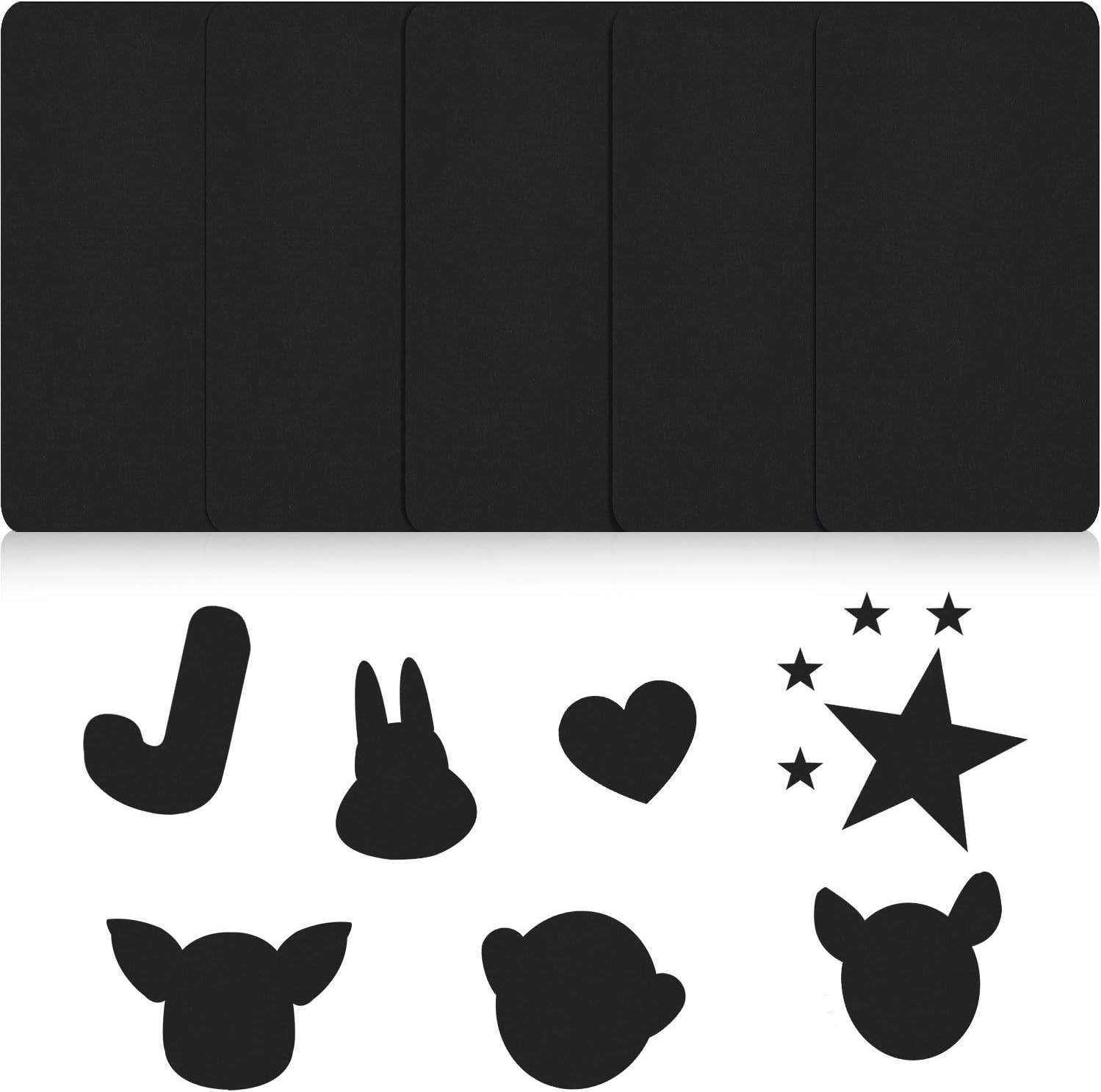 8 wasserfeste, selbstklebende Reparaturflicken Black