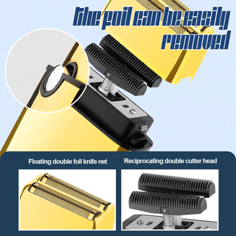 Professionelles Haarschneider-Bartschneider-Set Gold