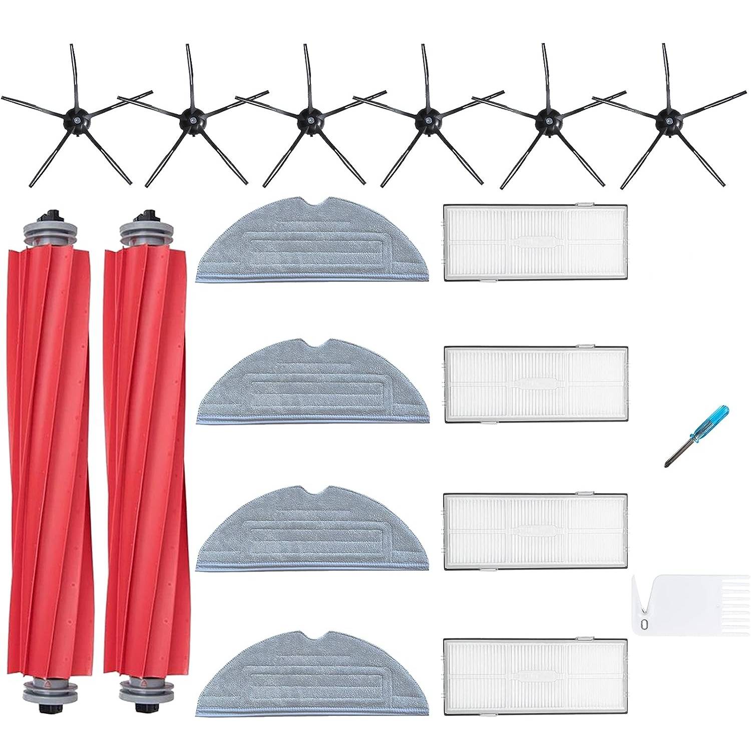 Zubehör für die Roborock S7-Serie 18 Teile Roborock S7/S7 Plus/S7 MaxV/S7 MaxV Ultra