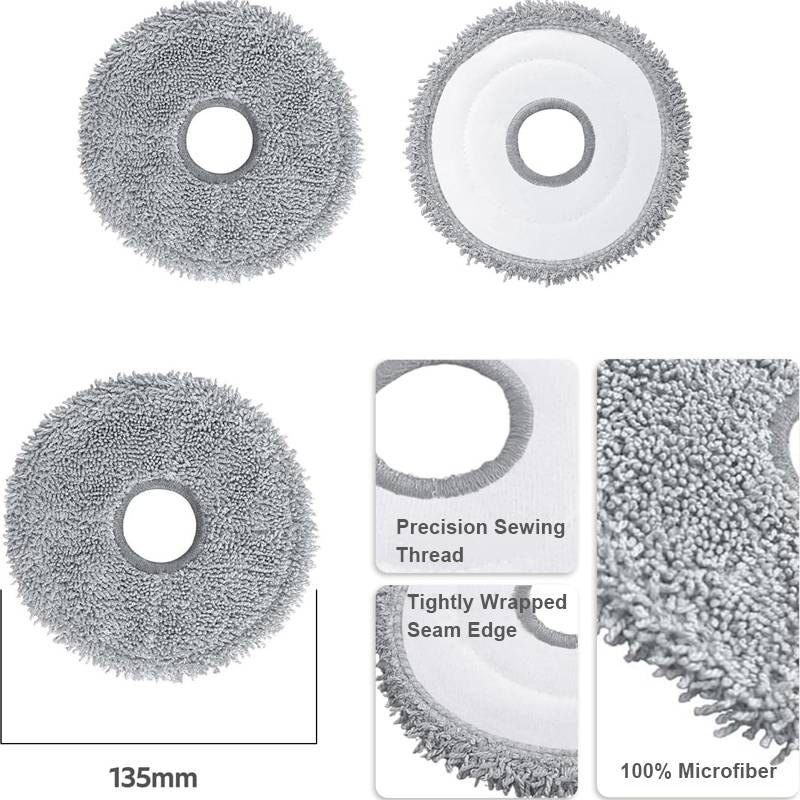 Wischpads für Dreame L10s Ultra, L10 Ultra, L10s Pro, Xiaomi X10+ 8er-Pack