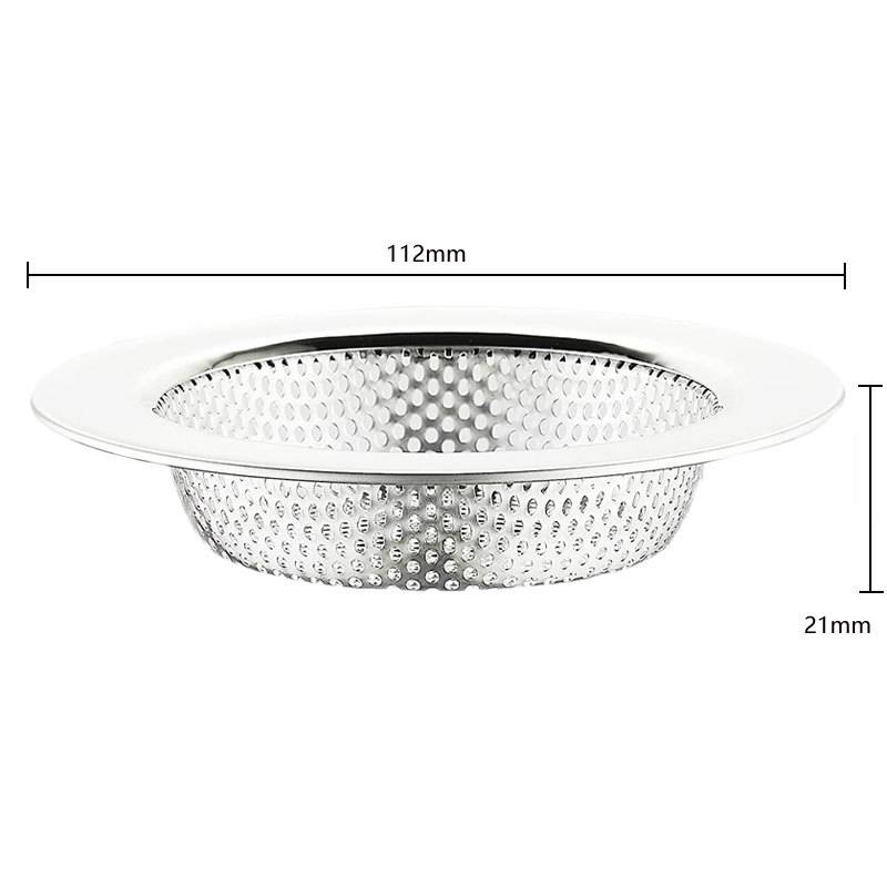 Abflusssiebstöpsel für Abfluss, 4er-Pack - Außendurchmesser 11,2 cm