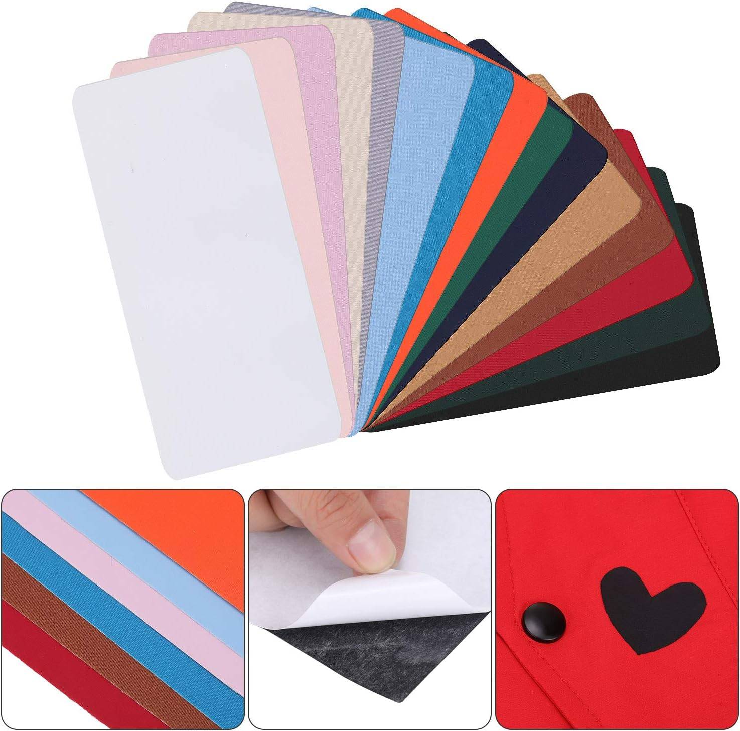 15 wasserfeste, selbstklebende Reparaturflicken MultiColor