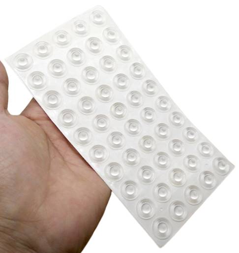 Selbstklebender Türstopper. Schutzkissen im 100er-Pack