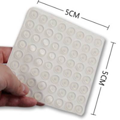 Selbstklebender Türstopper. Schutzkissen im 100er-Pack