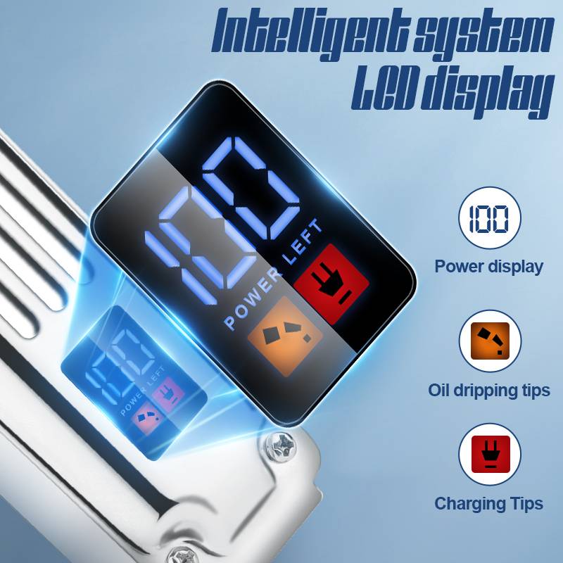 Professionelles Haarschneider-Bartschneider-Set Silver