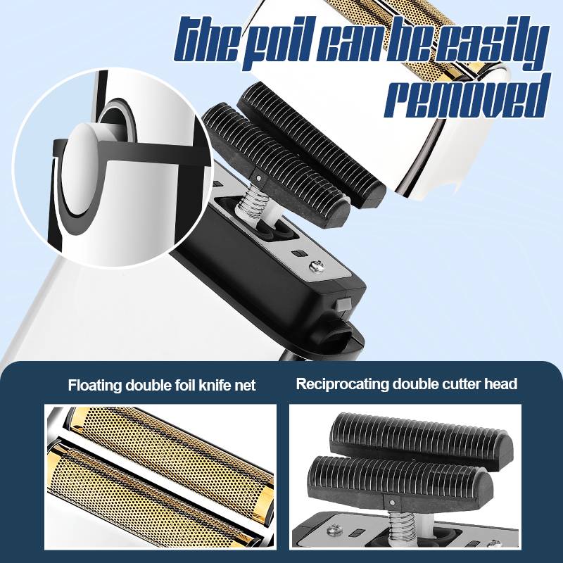 Professionelles Haarschneider- und Bartschneider-Set Silver