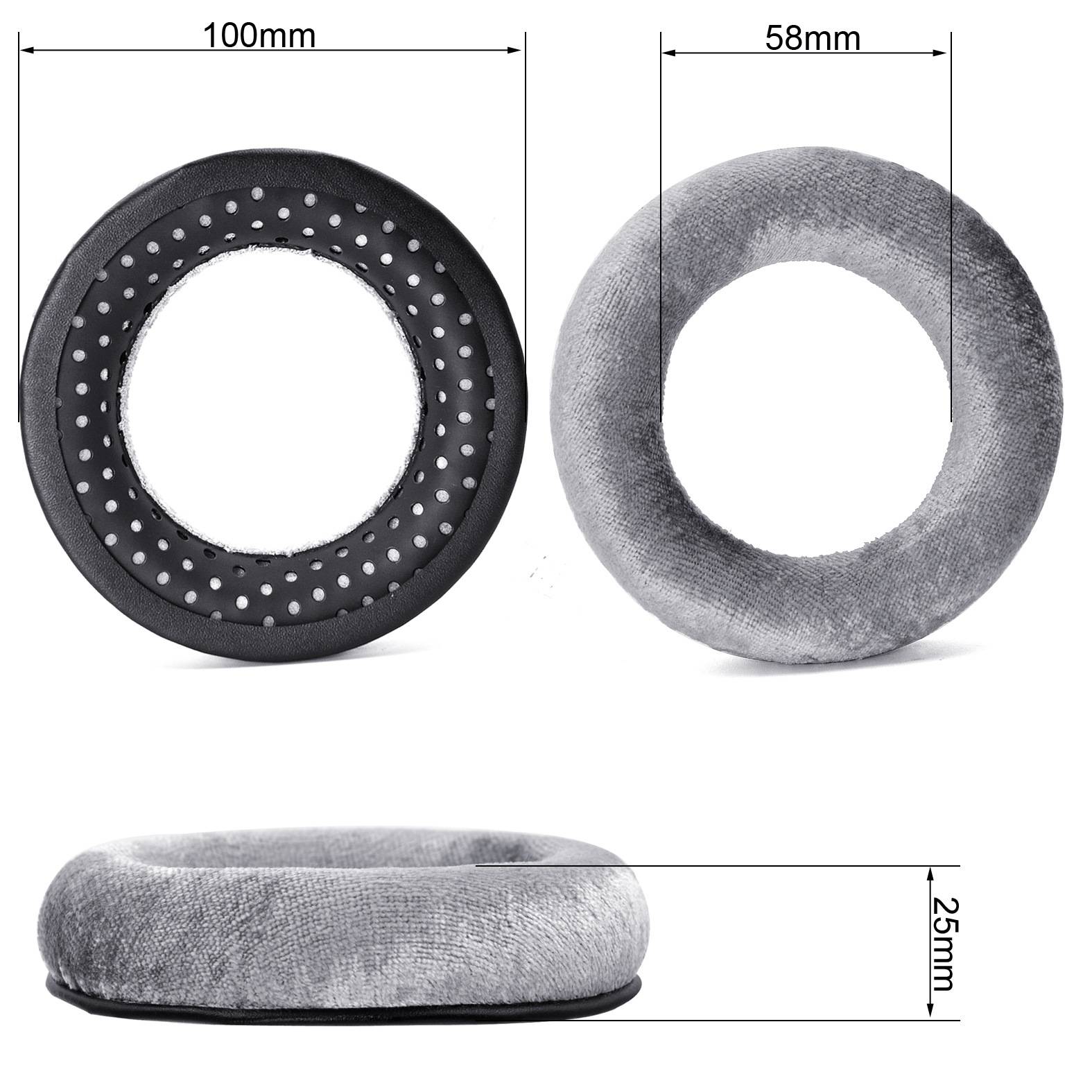 Ohrpolster für Beyerdynamic DT880/990, DT770 Pro Grey