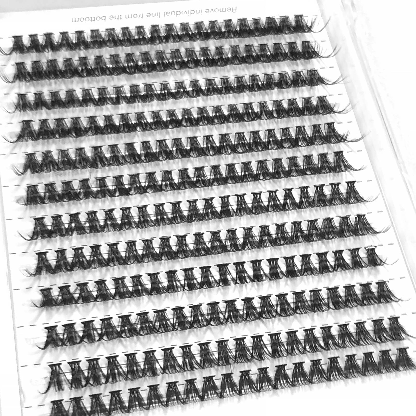 Einzelne falsche Wimpern in verschiedenen Längen Black Modell 1