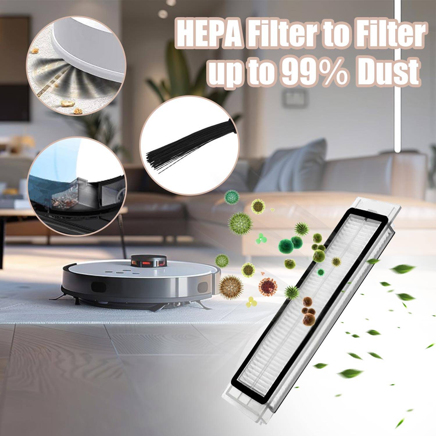 Staubsaugerzubehör Roborock S8/S8+/S8 Pro Ultra 22 Teile