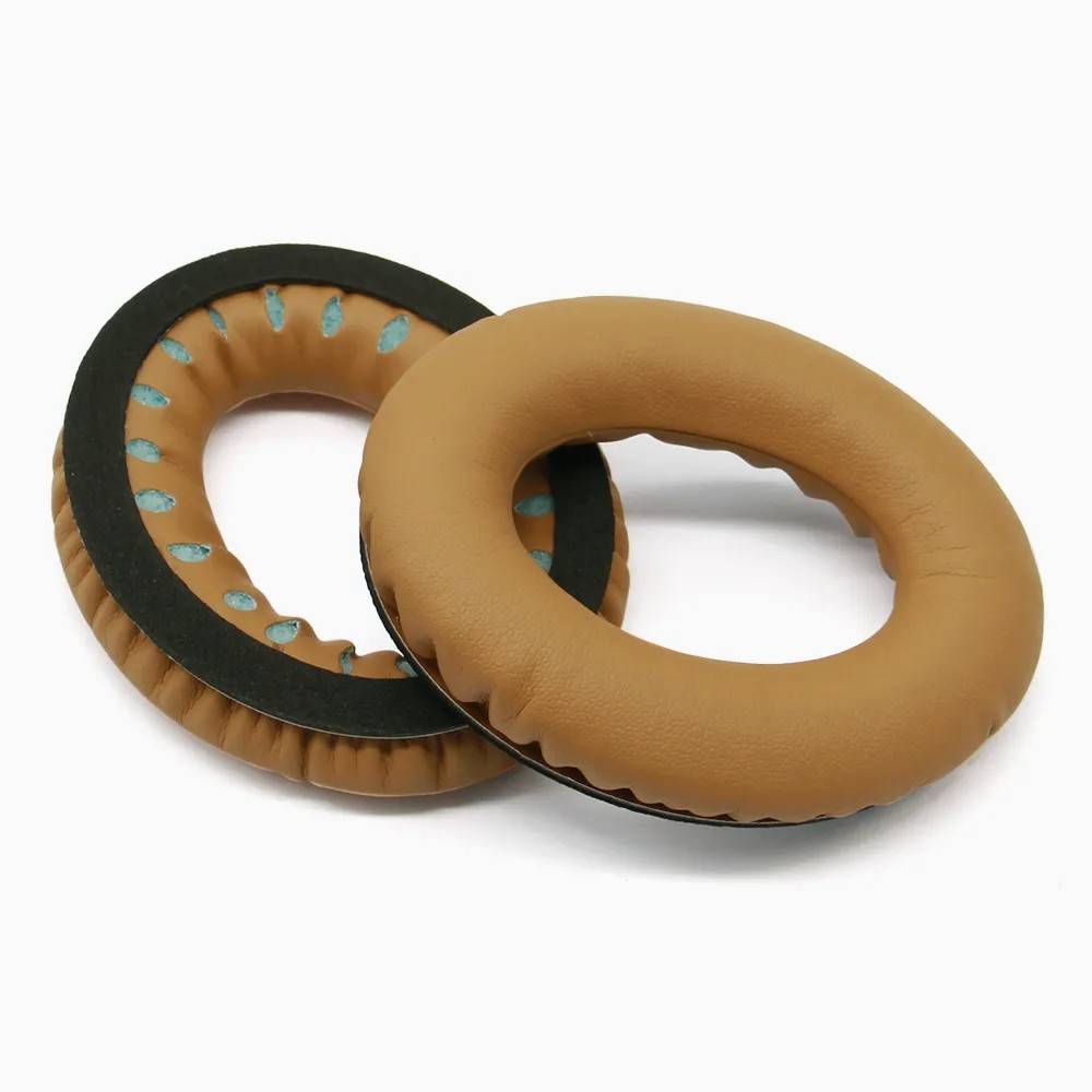 Ohrpolster für Bose QC35. Echtes Leder Khaki