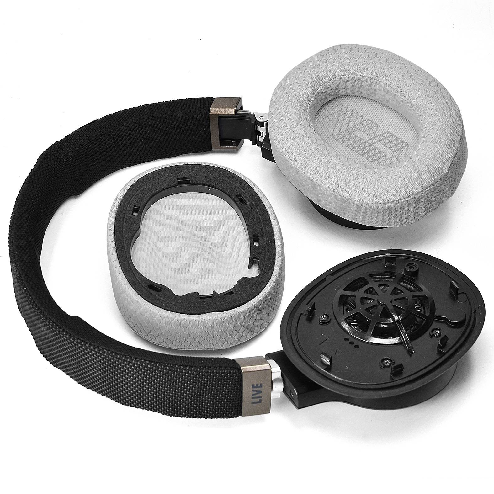 Ohrpolster für JBL E65BTNC/Duet NC/Live 650 BTNC/Live 660 BTNC Grey