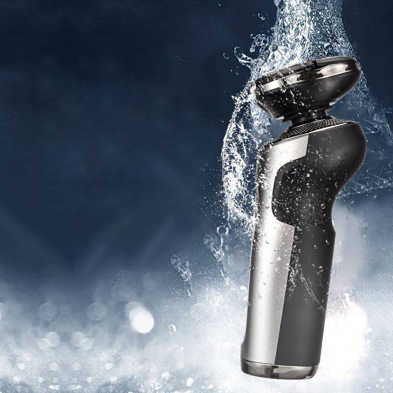 Elektrorasierer mit rotierender 3D-Rasierklinge Silver