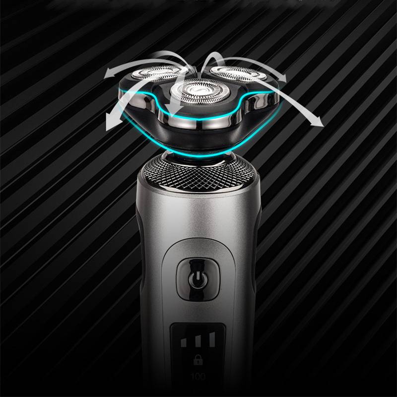 Elektrorasierer mit rotierender 3D-Rasierklinge Silver