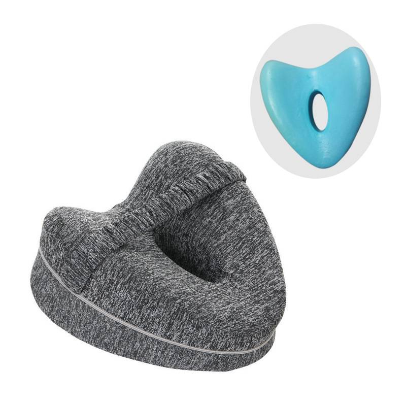 Herzförmiges ergonomisches Beinkissen – orthopädisches Kissen Gray