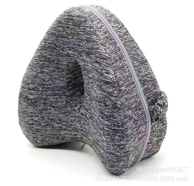 Herzförmiges ergonomisches Beinkissen – orthopädisches Kissen Gray