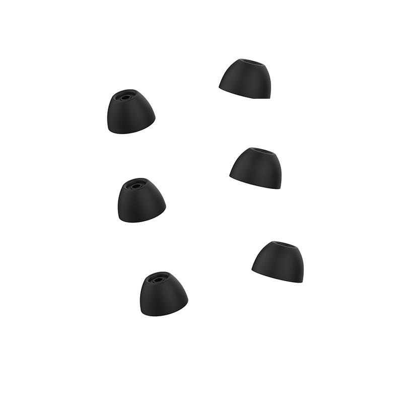 Ohrpolster für Samsung Galaxy Buds 2 In-Ear-Kopfhörer 3,8 mm 3 Paar Black