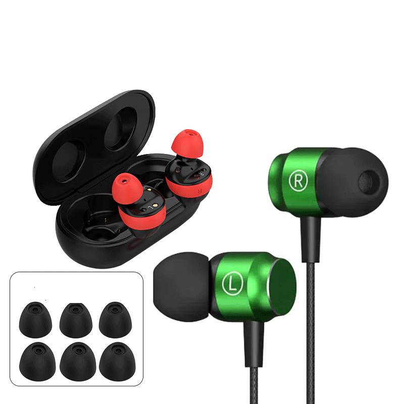 Ohrpolster für Samsung Galaxy Buds 2 In-Ear-Kopfhörer 3,8 mm 3 Paar Black