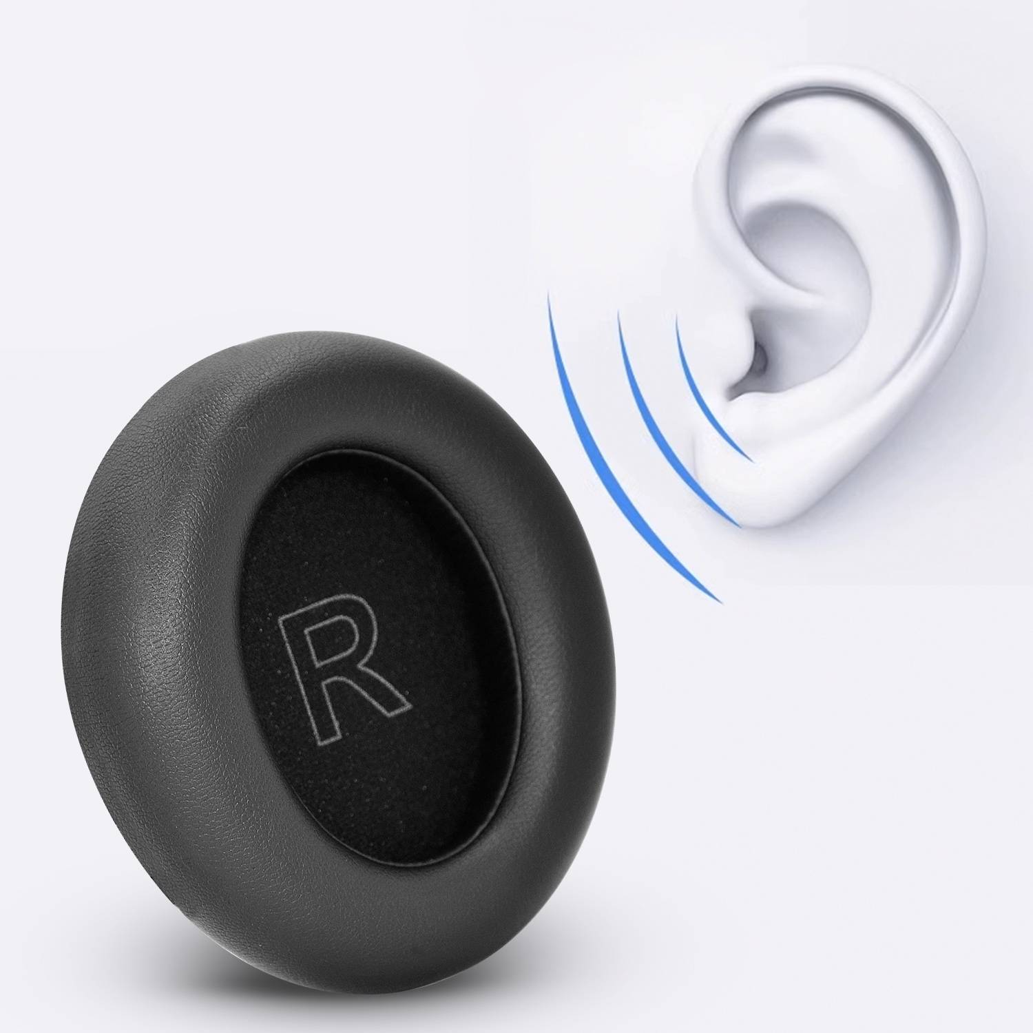 Ohrpolster für Anker Soundcore Life Q30/Q35 BT Black