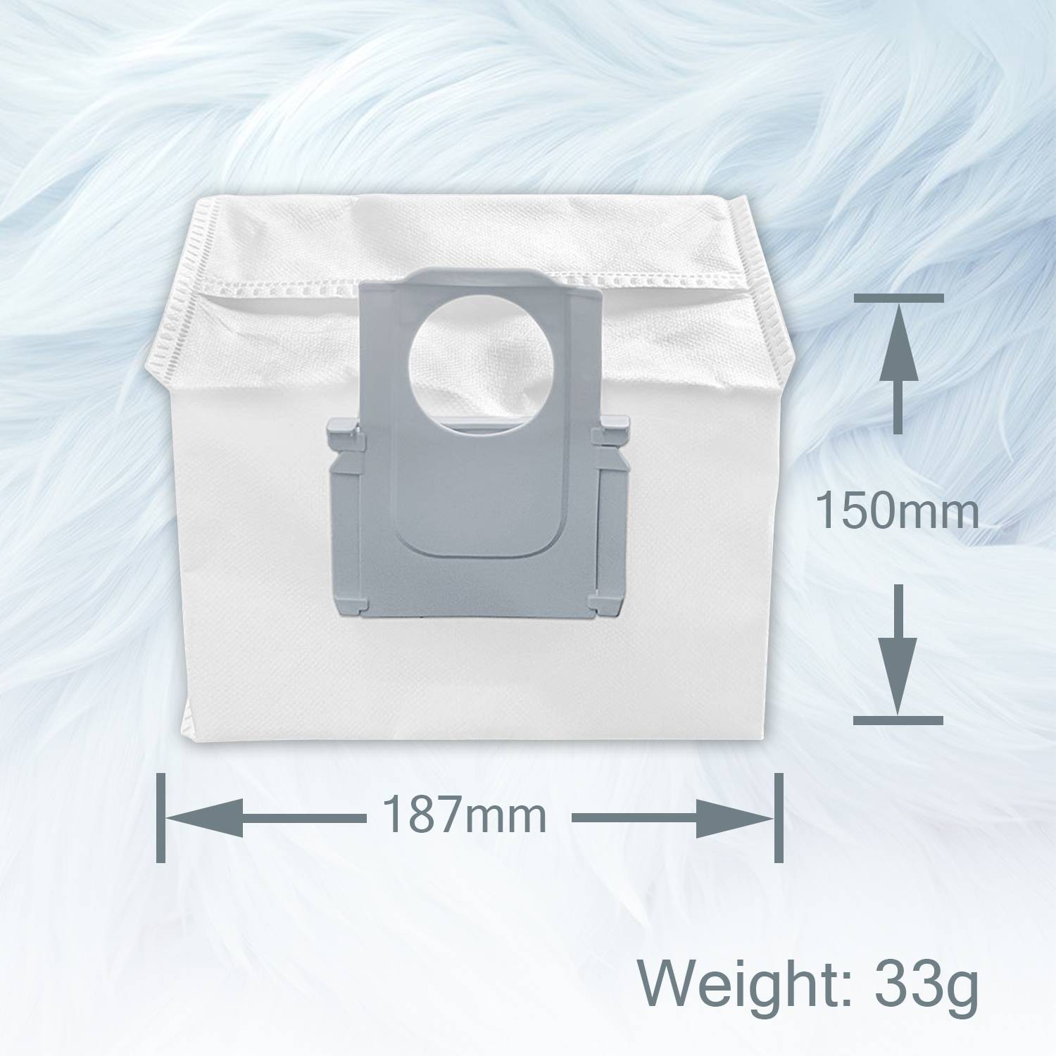 Staubsaugerbeutel für Roborock S8+/Q5+/G10S/Pro/T8/Q7+ 4er-Pack