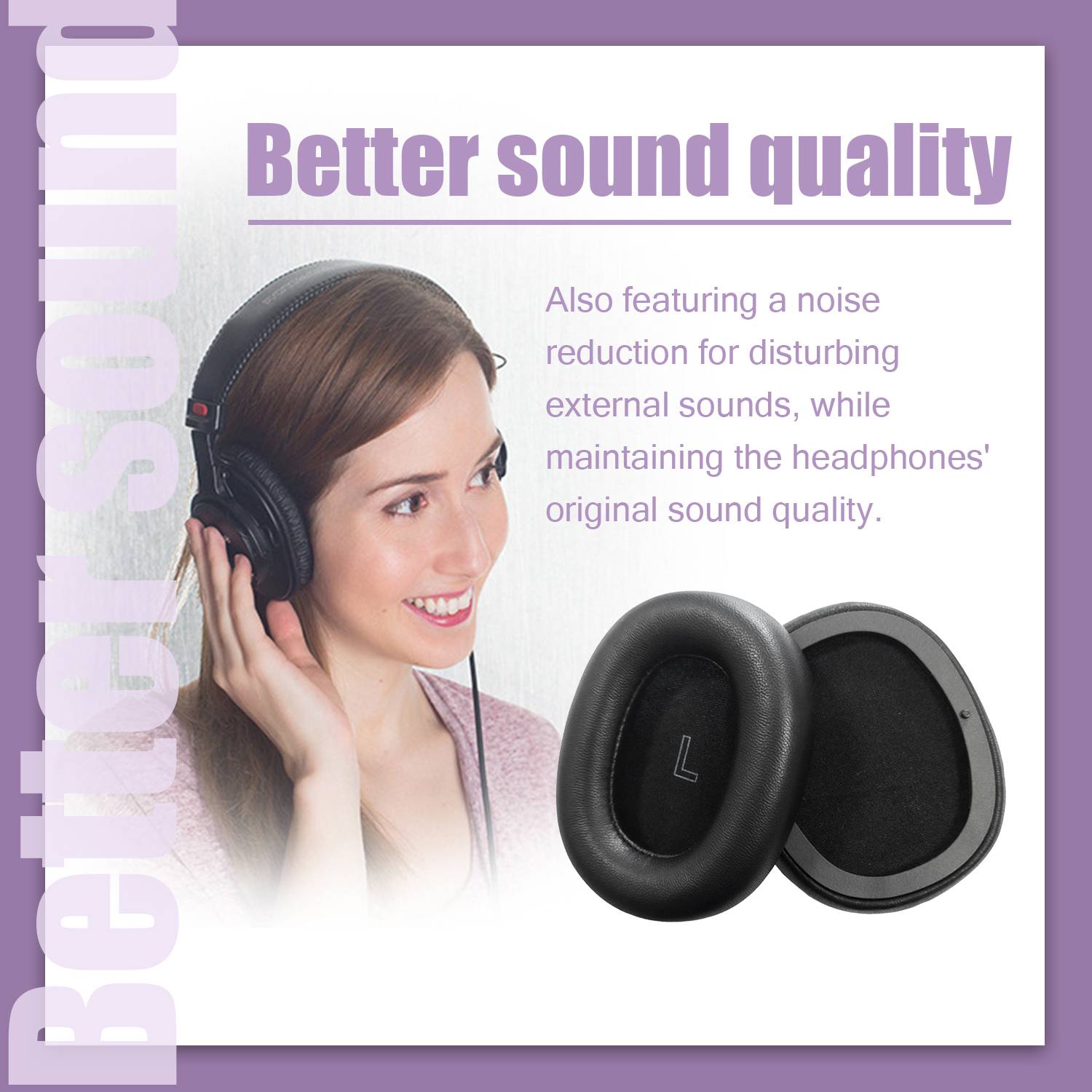 Ohrpolster für B&O Beoplay H95 Black