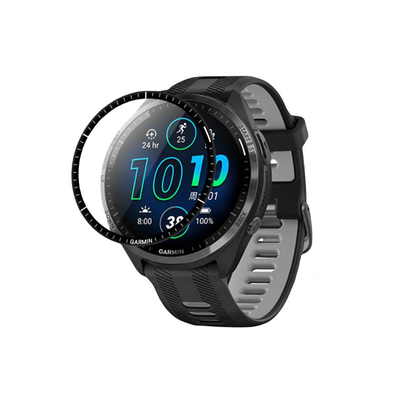 Weicher Displayschutz für Garmin Forerunner 965 Transparent