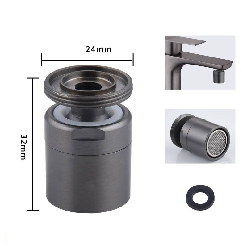 Wasserhahn-Luftsprudler Innengewinde Luftsprudler 24 mm Grey