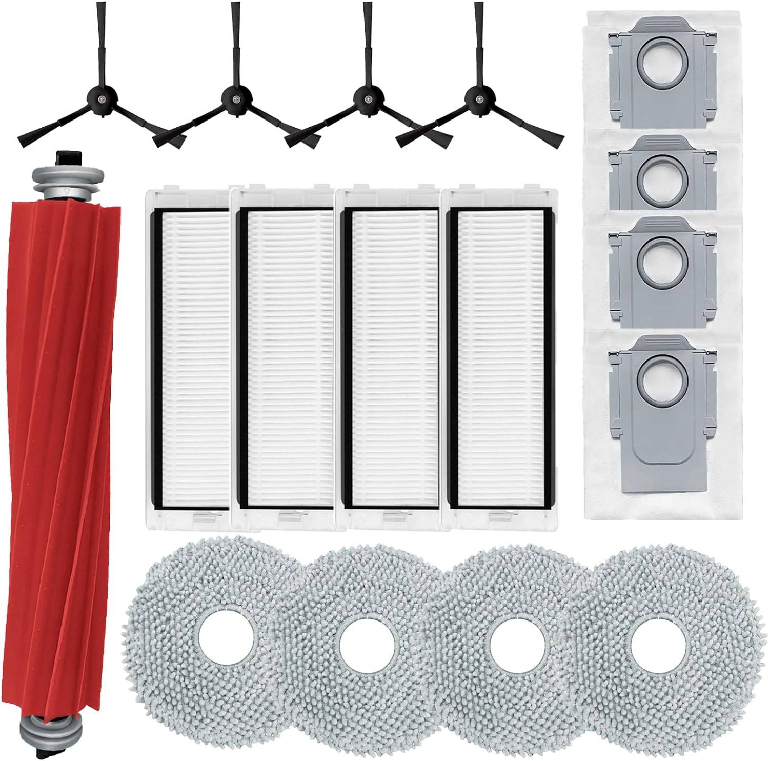 Zubehör für Staubsauger Roborock P10 / Q Revo 17 Teile Modell 2