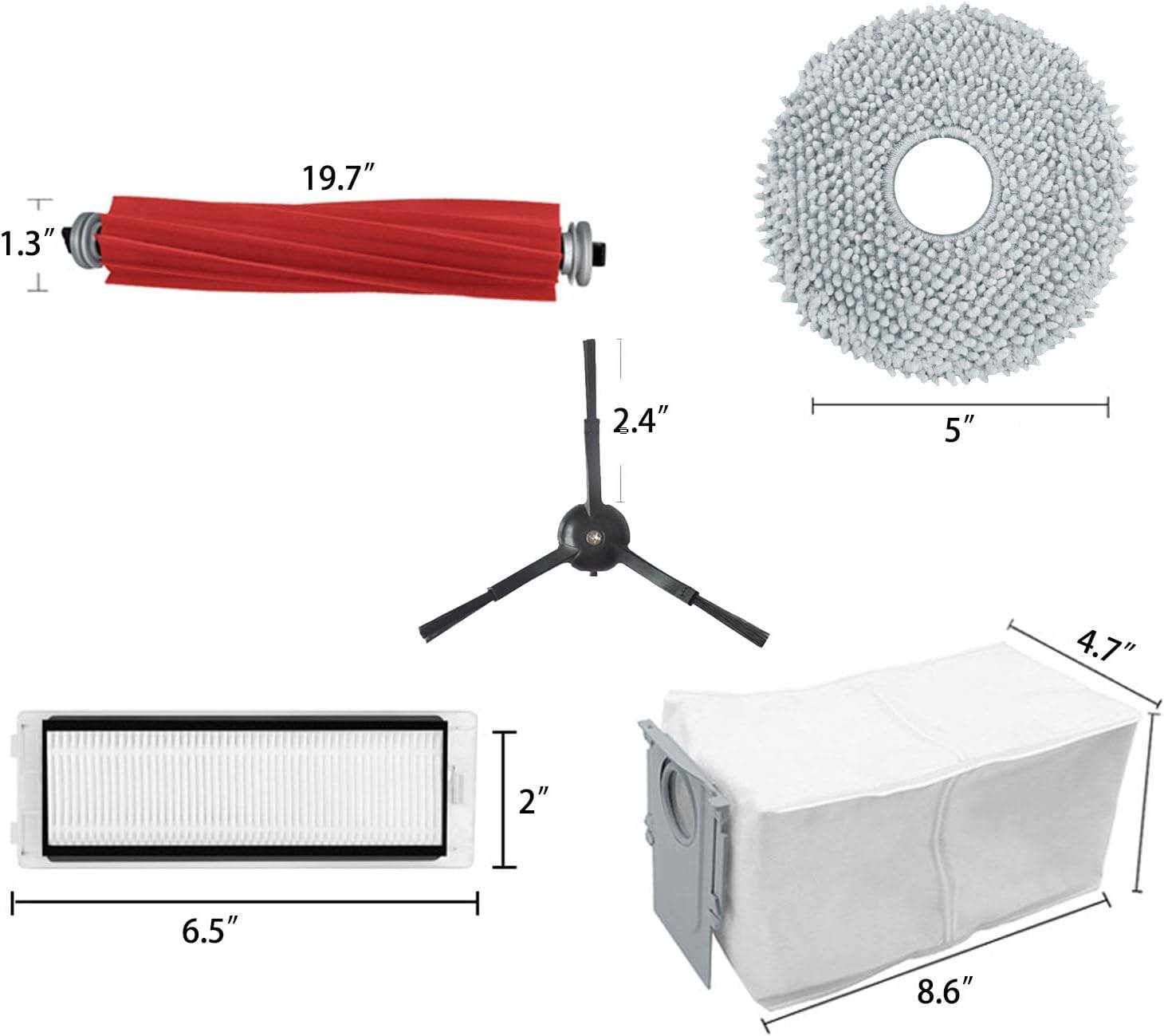 Zubehör für Staubsauger Roborock P10 / Q Revo 17 Teile Modell 2