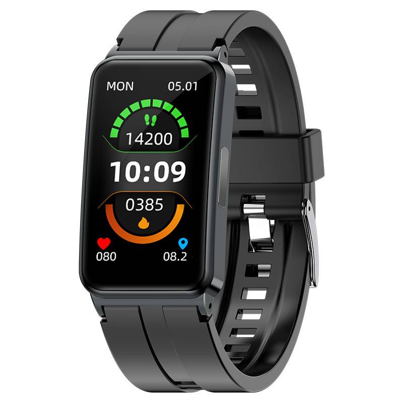 Smartwatch für Herren Damen, mit EKG/HRV, Herzfrequenz, Sportmodi, Puls, Blutsauerstoff, Blutdruck Black