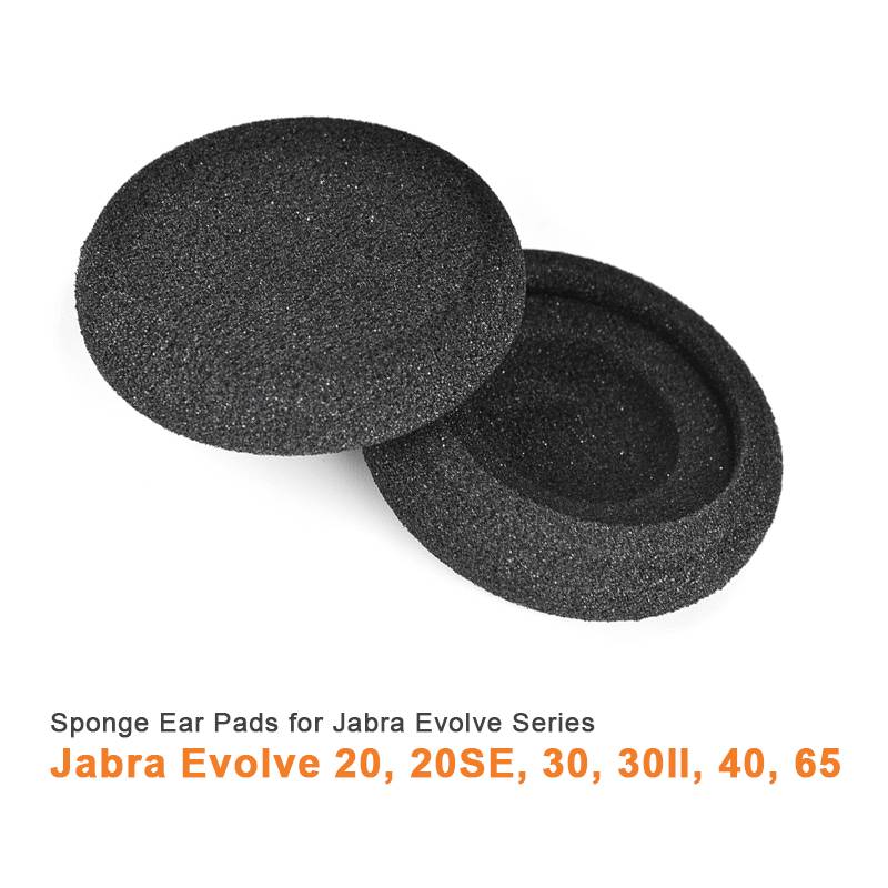 Ohrpolster für Jabra Evolve 20, 20SE, 30, 30II, 40, 65 Black
