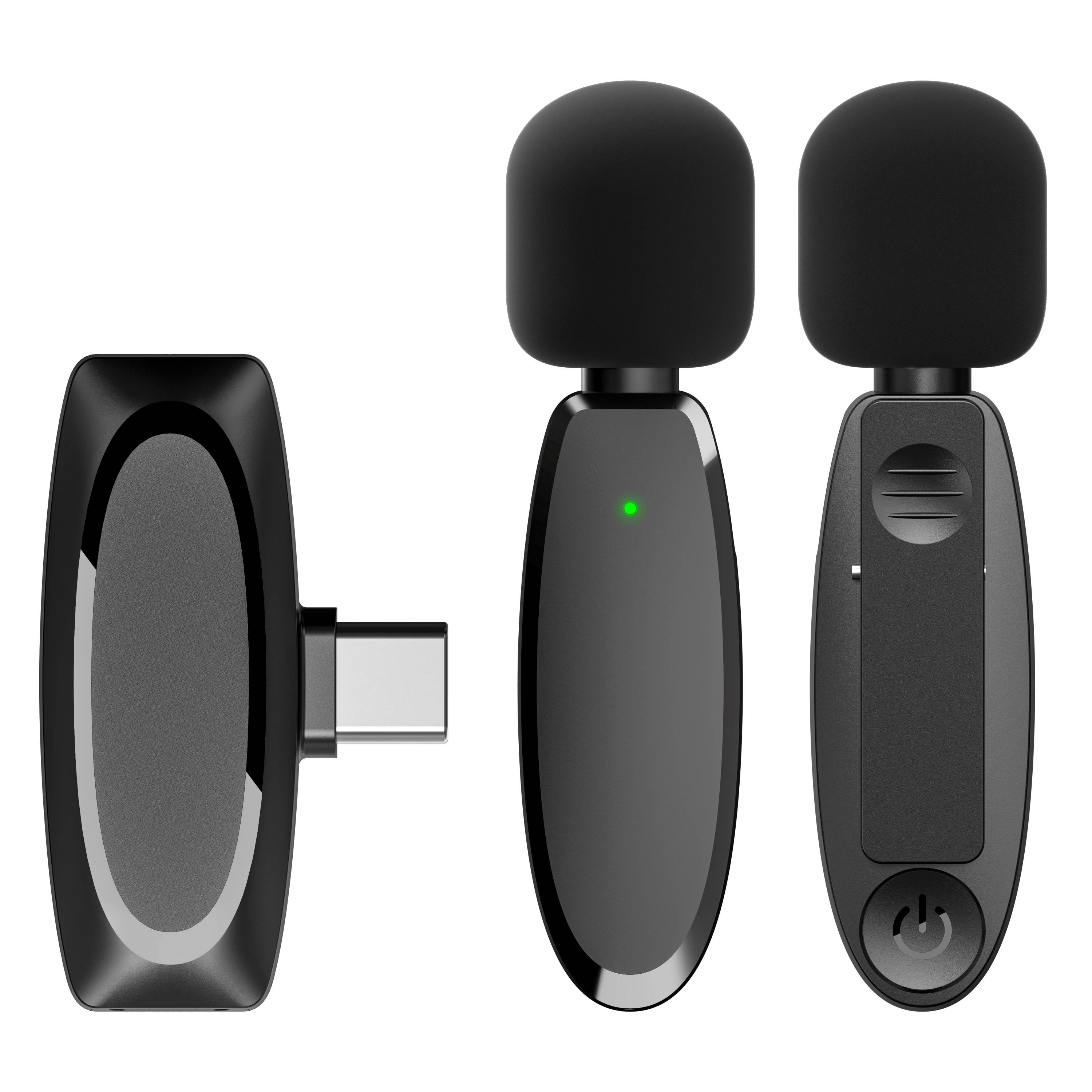 Kabelloses Lavaliermikrofon / Ansteckmikrofon für Aufnahmen, TikTok, Live Stream