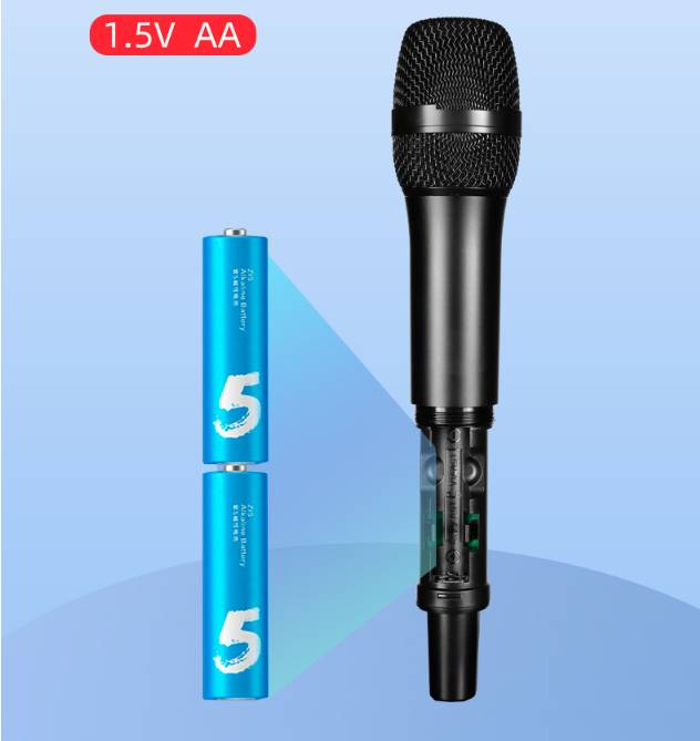 Kabelloses Mikrofon mit Empfänger – mit erstklassiger Klangqualität im 2er-Pack