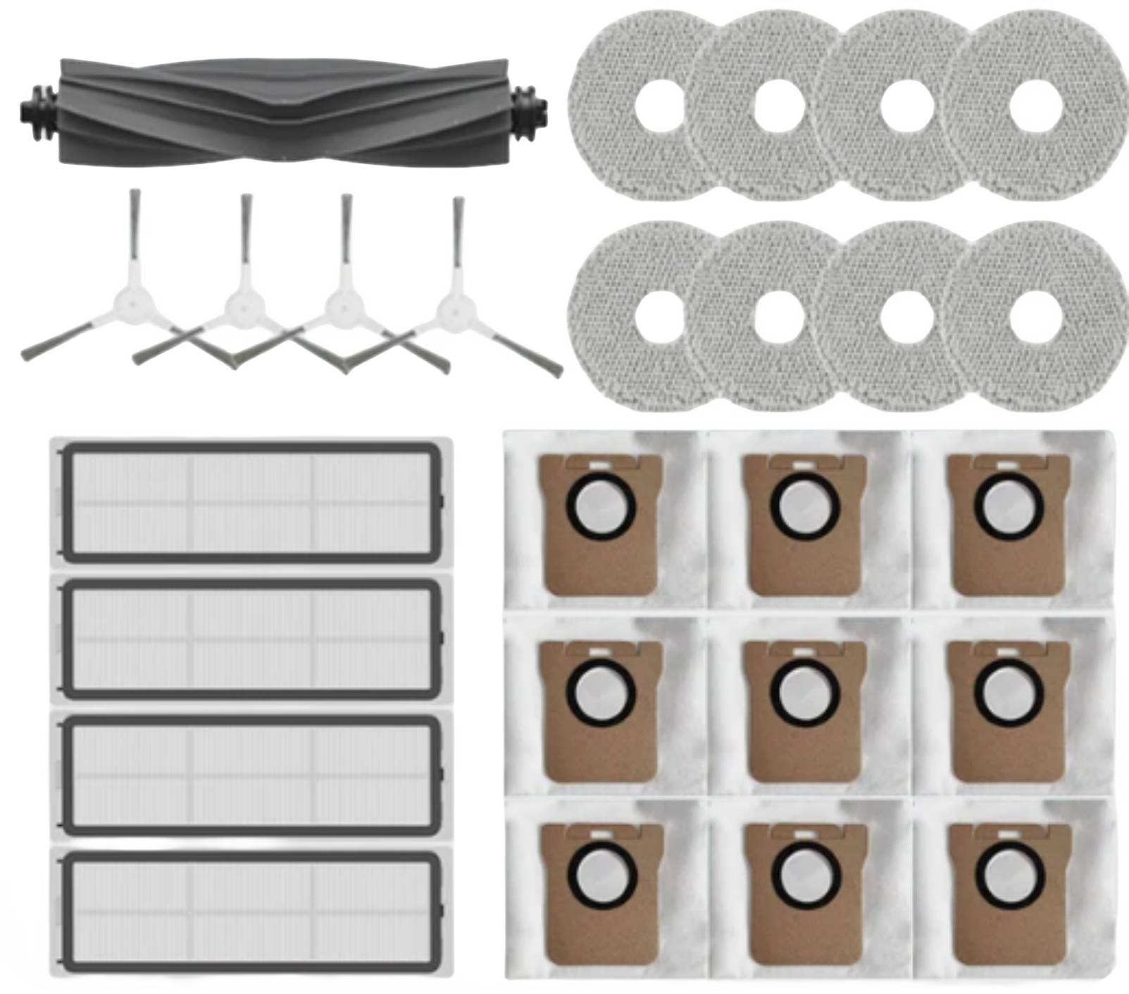 26-teiliges Zubehör für Dreame L10S Ultra/S10 Pro, Xiaomi Robot Vacuum X10 Plus