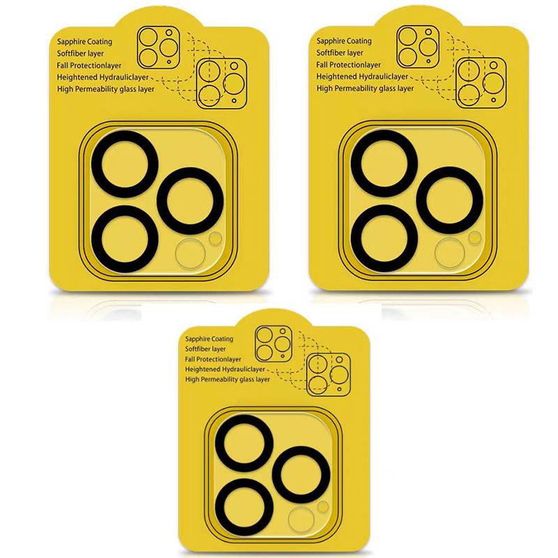 3er-Pack Kameraschutz aus gehärtetem Glas iPhone 15 Pro Max